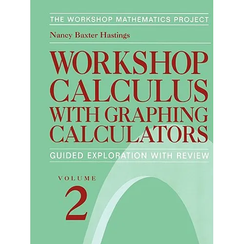 Workshop Calculus with Graphing Calculators: Guided Exploration with Review