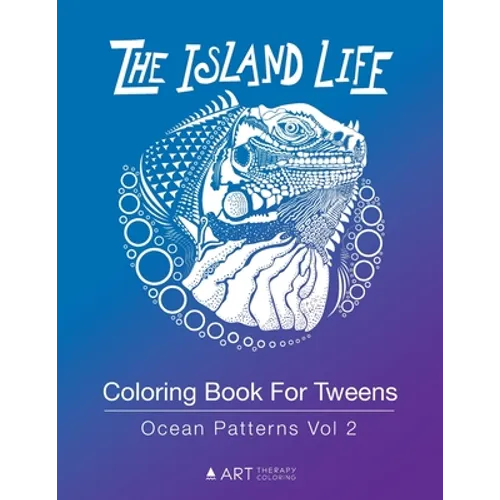 Coloring Book For Tweens: Ocean Patterns Vol 2: Colouring Book for Teenagers, Young Adults, Boys, Girls, Ages 9-12, 13-16, Cute Arts & Craft Gift, Det