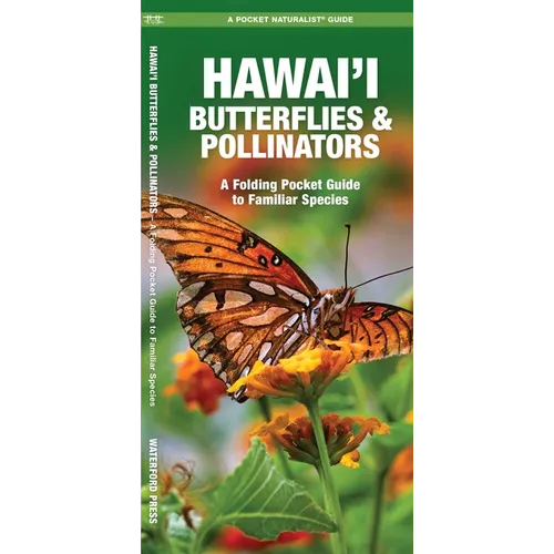 Hawai'i Butterflies & Pollinators, 2nd Ed: A Folding Pocket Guide to Familiar Species