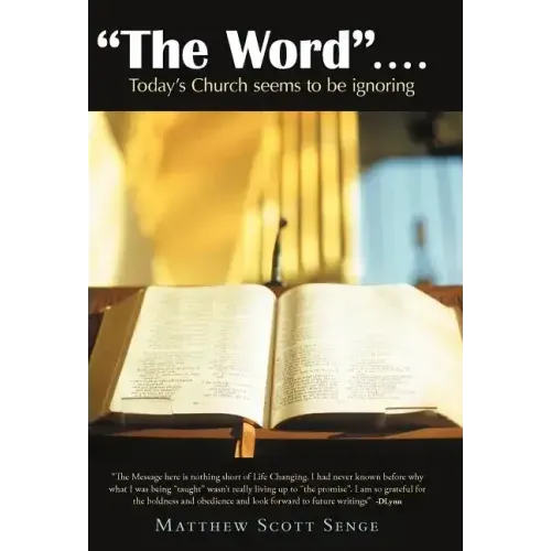 The Word ....: Today's Church Seems to Be Ignoring