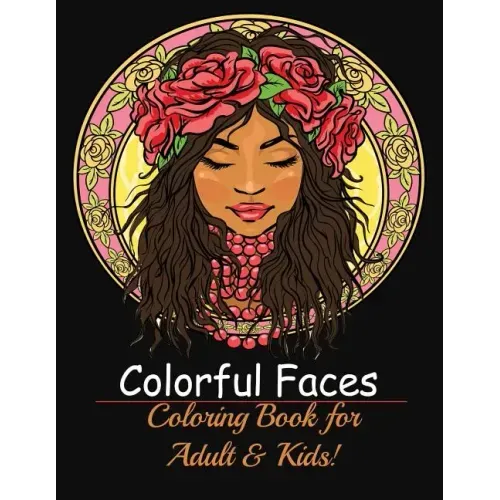 Fine Faces: Coloring Book for Adult & Kids!