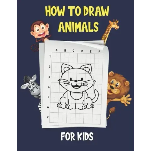 How To Draw Animals For Kids: Learn to Draw Step-by-Step cute animals, Draw 50 Animals, how to draw cute animals