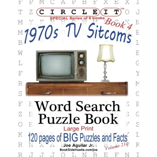 Circle It, 1970s Sitcoms Facts, Book 4, Word Search, Puzzle Book
