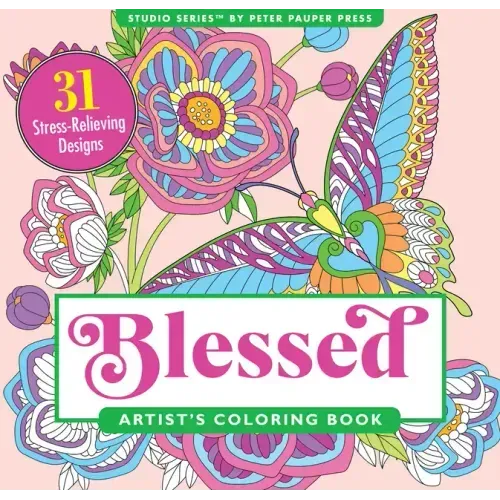 Blessed Adult Coloring Book (31 Stress-Relieving Designs)