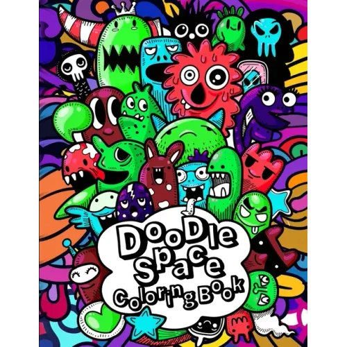 doodle space coloring book: : Relaxing & Inspiration Coloring Book For Adults and Kids