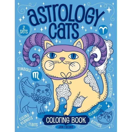Astrology Cats Coloring Book