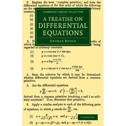 A Treatise on Differential Equations