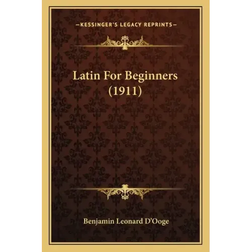 Latin for Beginners (1911)