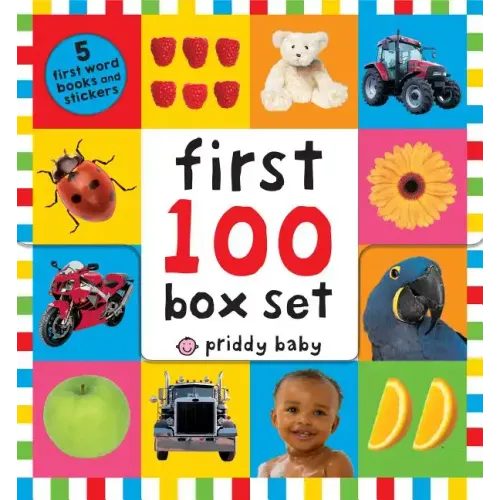 First 100 PB Box Set (5 Books): First 100 Words; First 100 Animals; First 100 Trucks and Things That Go; First 100 Numbers; First 100 Colors, Abc, Num