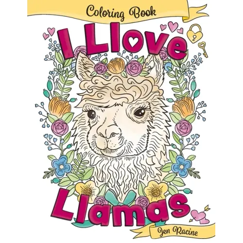 I Llove Llamas Coloring Book