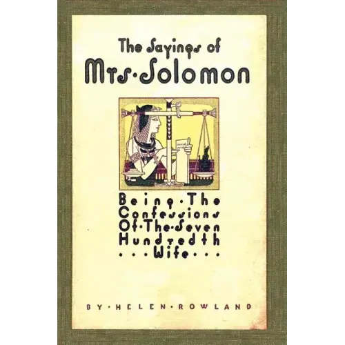The Sayings of Mrs. Solomon