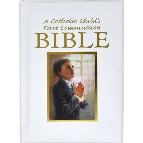 Catholic Child's First Communion Gift Bible-NAB-Boy