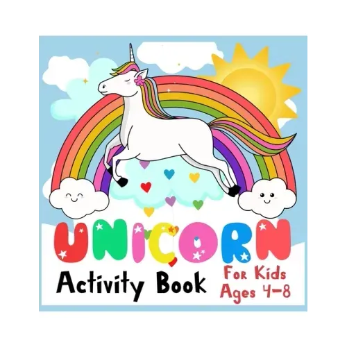 unicorn activity book for kids ages 4-8: activity book for girls