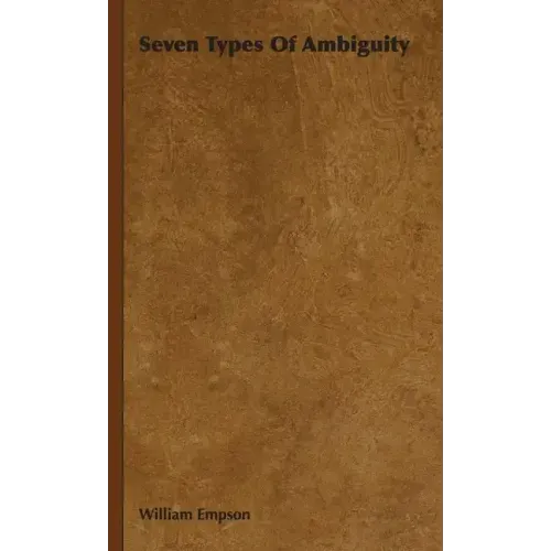 Seven Types Of Ambiguity