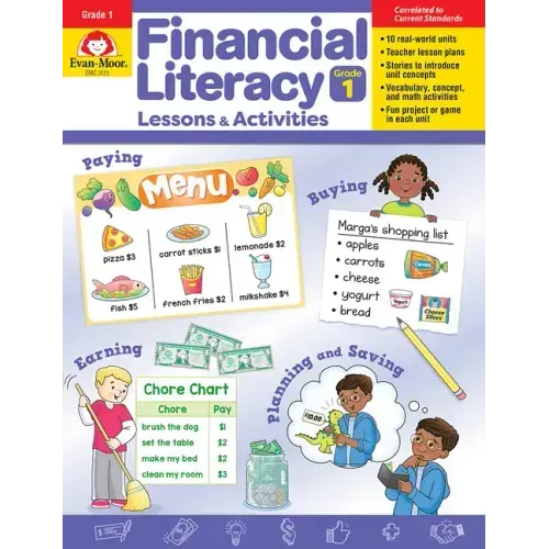 Financial Literacy Lessons and Activities, Grade 1 Teacher Resource