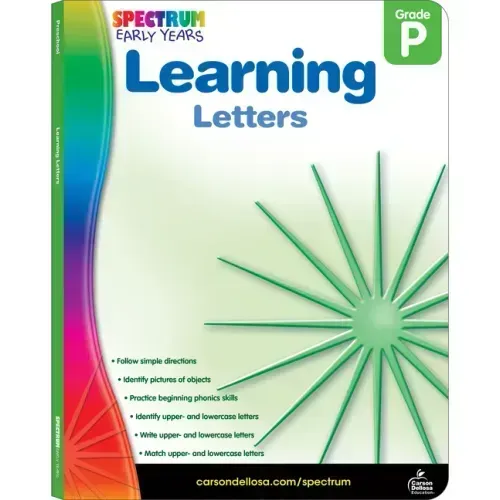 Learning Letters, Grade Pk