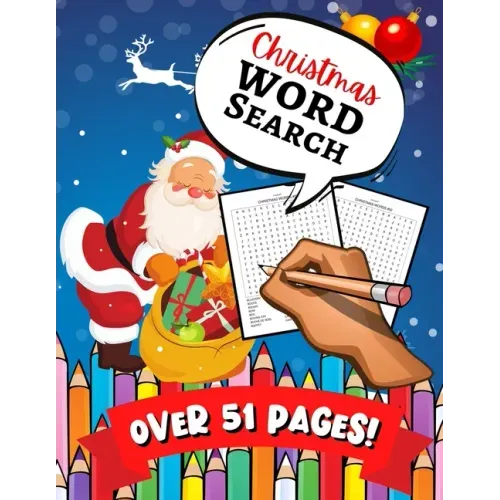 Christmas Word Search: A Fun Learning Activity Game Book For Kids & Toddlers