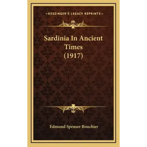 Sardinia In Ancient Times (1917)