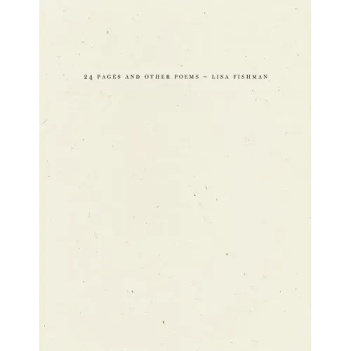 24 Pages and Other Poems
