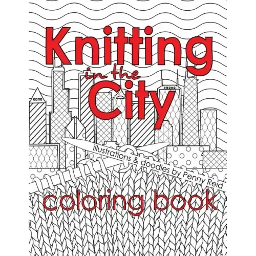Knitting in the City Coloring Book