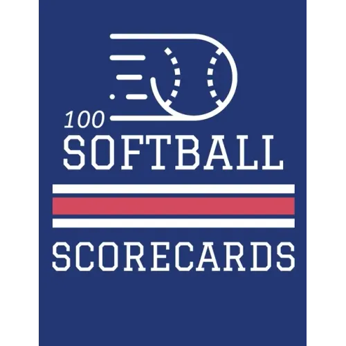 100 Softball Scorecards: 100 Scoring Sheets For Baseball and Softball Games (8.5x11)