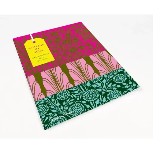 Patterns of India: 10 Sheets of Wrapping Paper with 12 Gift Tags