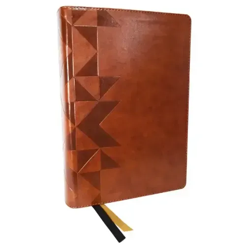 Nkjv, the Bible Study Bible, Leathersoft, Brown, Comfort Print: A Study Guide for Every Chapter of the Bible
