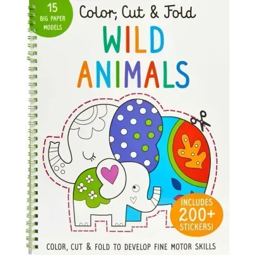 Color, Cut, and Fold: Wild Animals