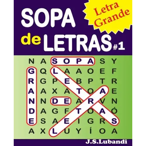SOPA de LETRAS #1 (Letra Grande)
