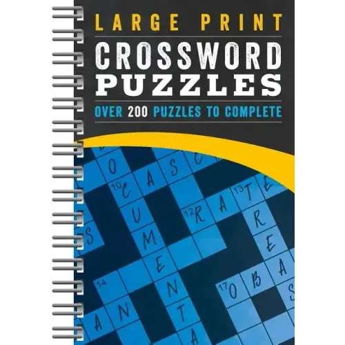 Large Print Crossword Puzzles Blue: More Than 200 Puzzles to Complete