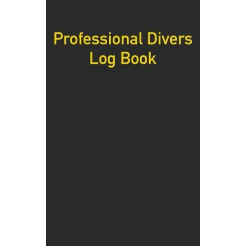 Professional Divers Log Book