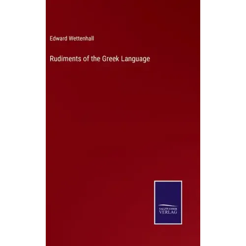 Rudiments of the Greek Language
