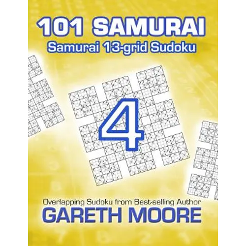 Samurai 13-grid Sudoku 4: 101 Samurai