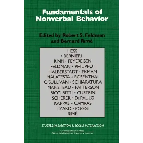 Fundamentals of Nonverbal Behavior