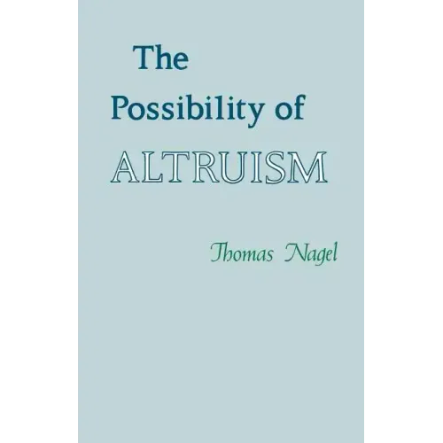 The Possibility of Altruism