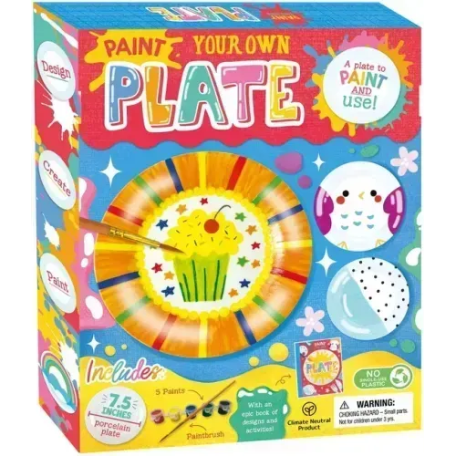 Paint Your Own Plate: Craft Box Set for Kids