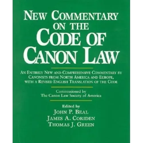 New Commentary on the Code of Canon Law