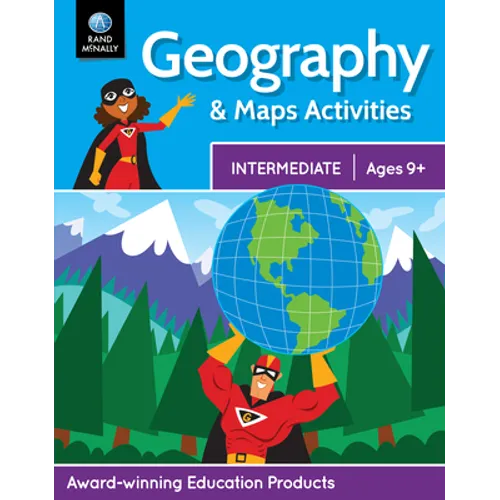 Rand McNally Geography & Maps Activities, Intermediate Ages 9+
