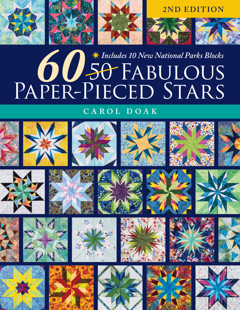 60 Fabulous Paper-Pieced Stars, 2nd Edition Book
