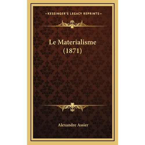 Le Materialisme (1871)