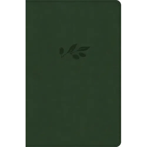 KJV Thinline Bible, Olive Leathertouch
