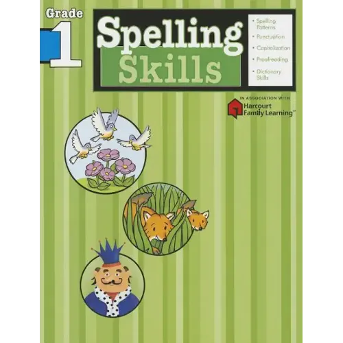 Spelling Skills: Grade 1 (Flash Kids Harcourt Family Learning)