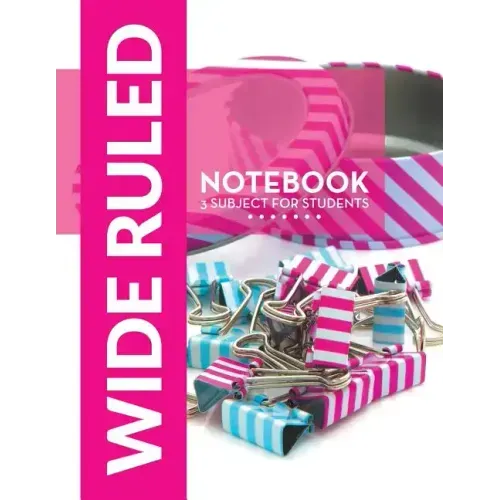 Wide Ruled Notebook - 3 Subject For Students