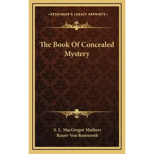 The Book of Concealed Mystery