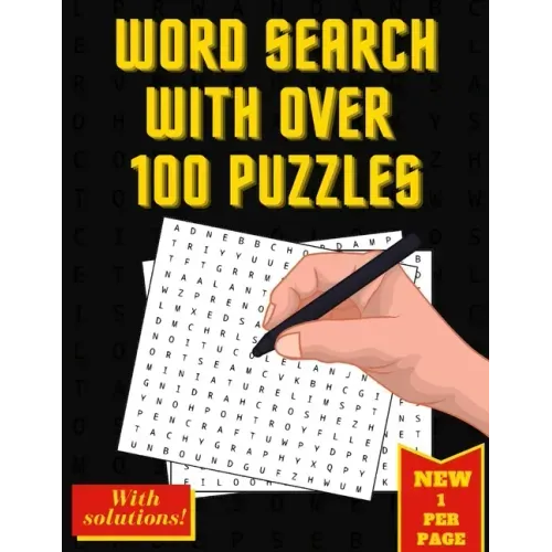Word Search with Over 100 Puzzles: Word Search Books for Adults Large Print, Stress Reflief and Meditation