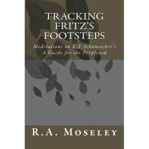 Tracking Fritz's Footsteps: Meditations on E.F. Schumacher's A Guide for the Perplexed