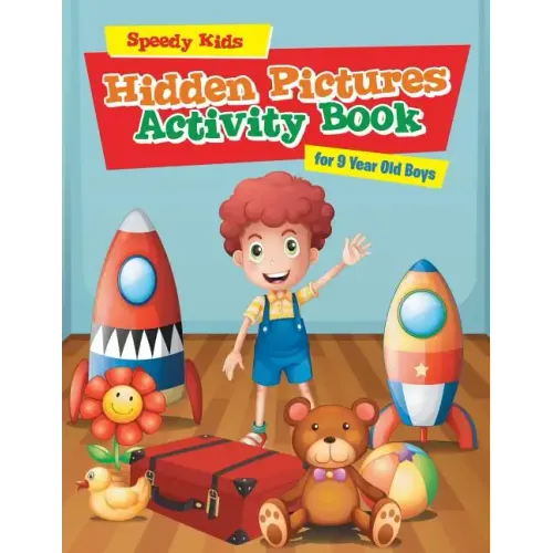Hidden Pictures Activity Book for 9 Year Old Boys