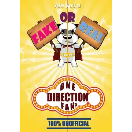 Are You a Fake or Real One Direction Fan? Yellow Version: The 100% Unofficial Quiz and Facts Trivia Travel Set Game