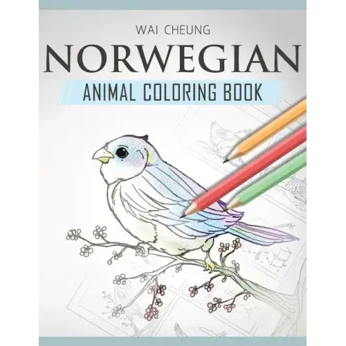 Norwegian Animal Coloring Book