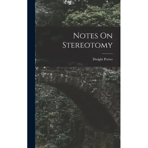 Notes On Stereotomy